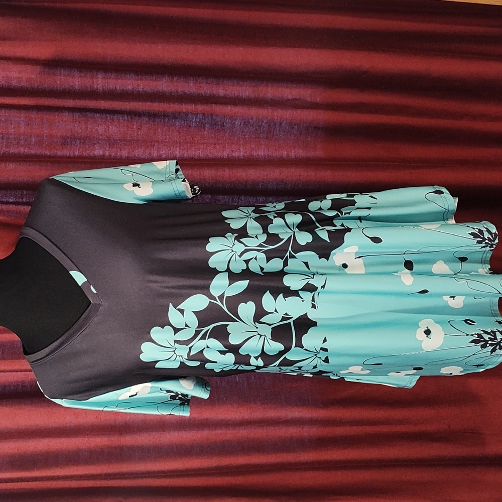 Floral print dress